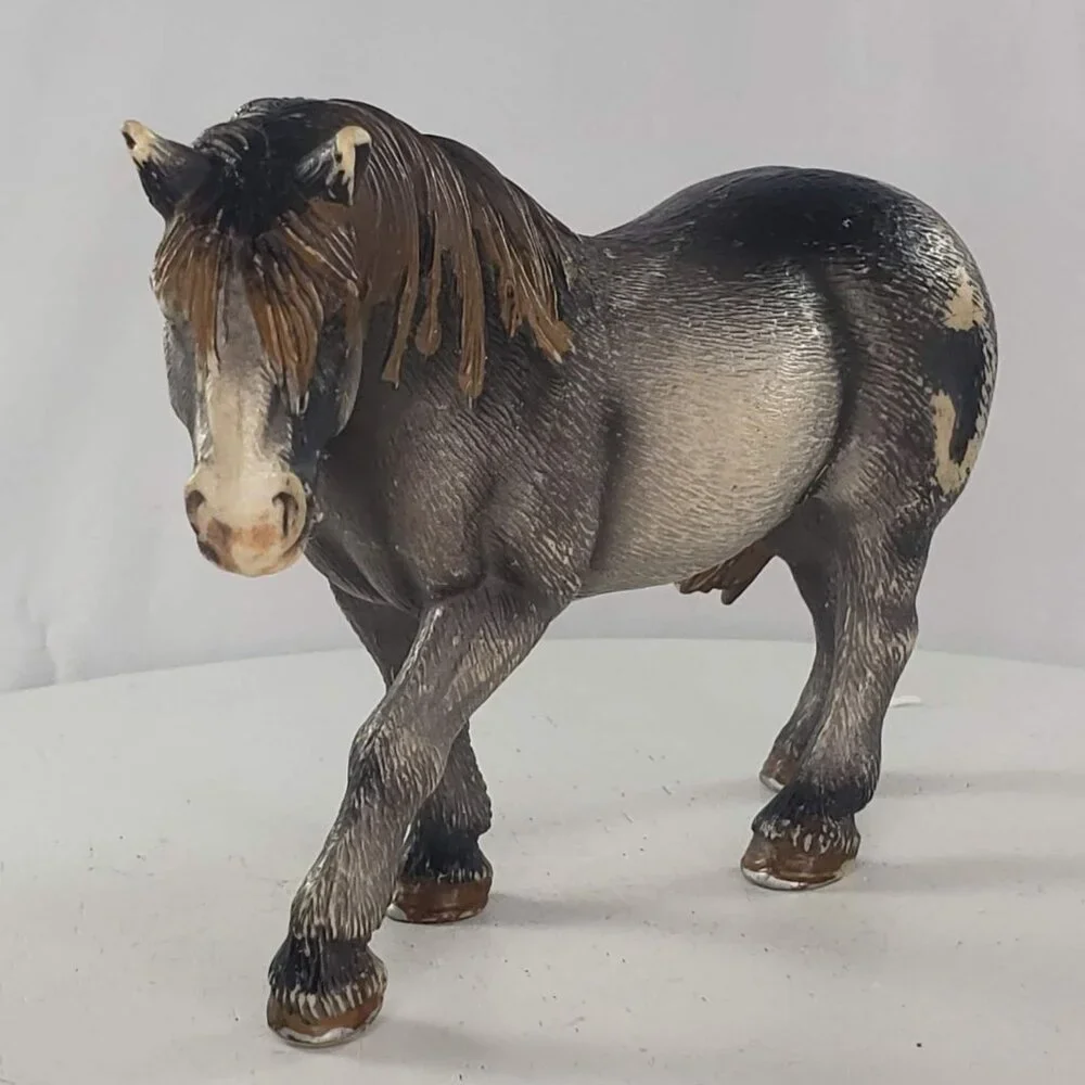 Schleich Percheron Mare Grey Horse #13626 - Picture 1 of 5